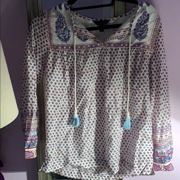 J CREW paisley blouse - Picture 1 of 2
